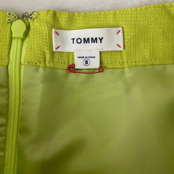 Tommy Hilfiger Lime Green Mini Skirt - Picture 3 of 5